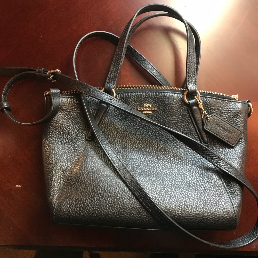 Coach black mini Kelsey